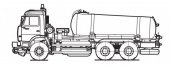Вакуумная машина КО-505 АГ на шасси KAMAZ 65115 (6х4)